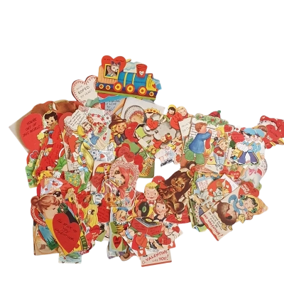 Vintage Valentines Day Cards - 100+ from Mid 1940's to 1950's