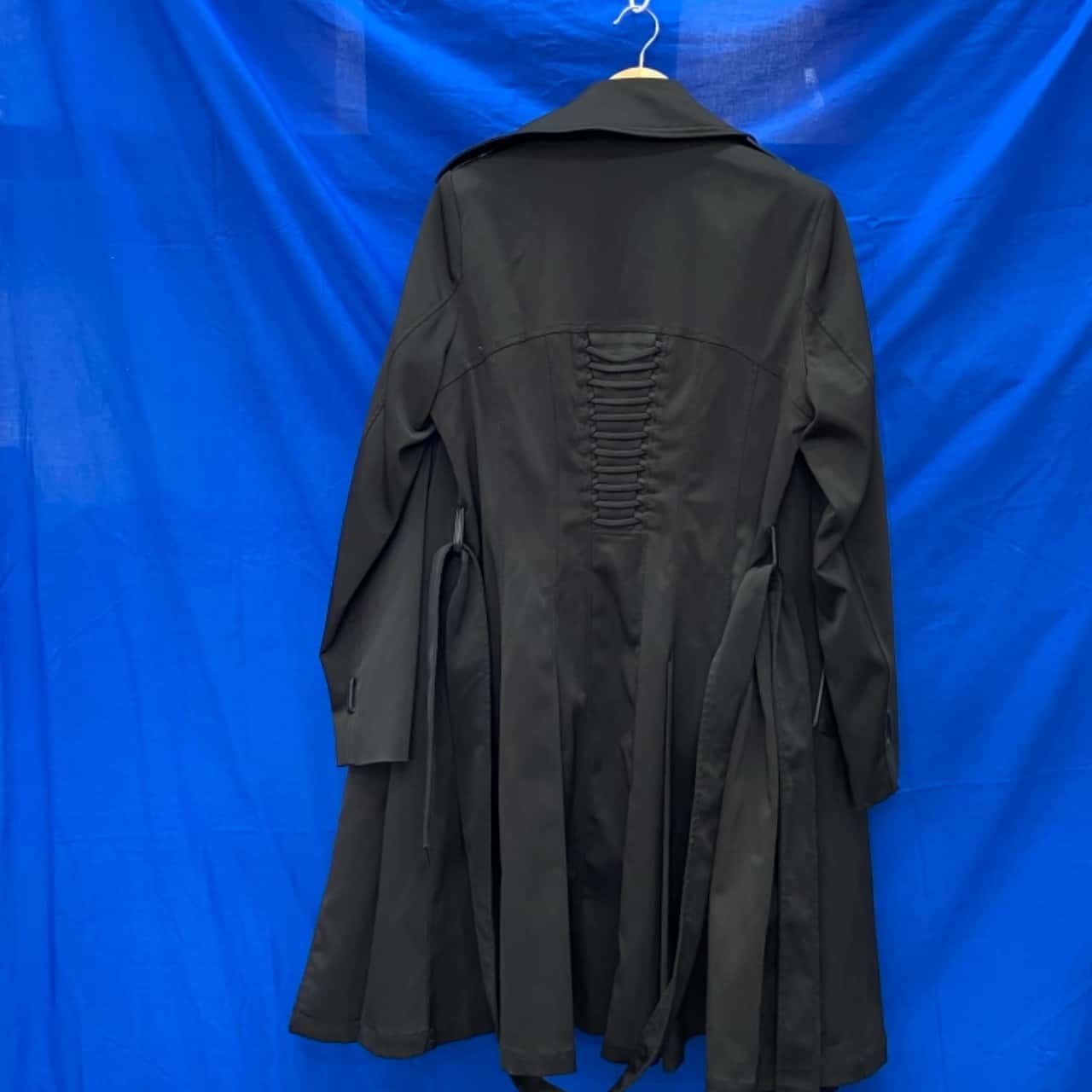 City Chic Womens Size XS Trench Coat Black (s)