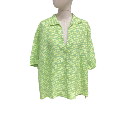 OAS  Womens  Size XL Short Sleeve Shirt Green 