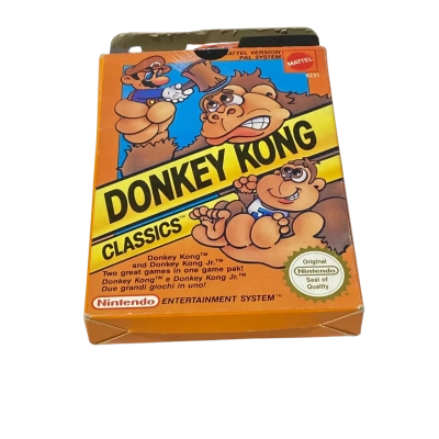 Donkey Kong Classics 1989 VGC NES + Instructions