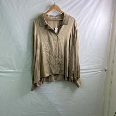 Commonry Women’s Size 20 Long Sleeve Top Brown BNWT