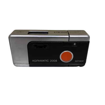 Agfamatic 2008 silver pocket camera