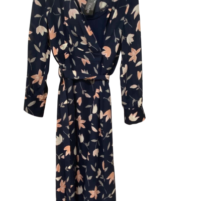 Heine Womens  Size 42 Casual Dress Blue / Floral 