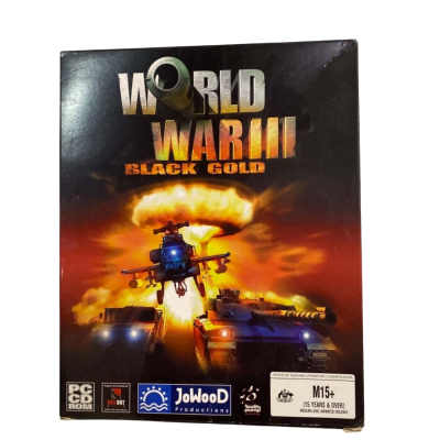 World War III Black Gold. PC CD-ROM 