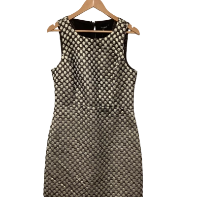 Basque Womens  Size 12 Cocktail Dress Black  / Silver 