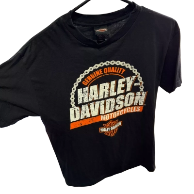 Harley Davidson Mens  Size M Black top 
