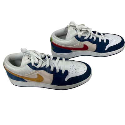 Nike Mens  Size 7 Blue / White / Yellow Runners