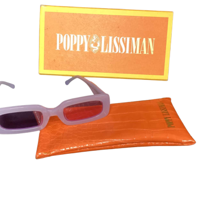 Poppy Lissiman Marteeni Lilac Sunglasses in Case