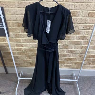 Taking Shape Womens  LIVIA CHIFFON WRAP MAXI DRESS PARADISE PUNCH Size 24 