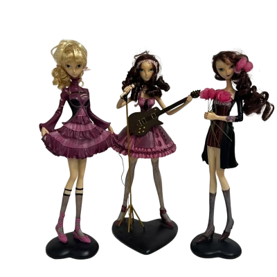 Set of 3 Girl Figurines