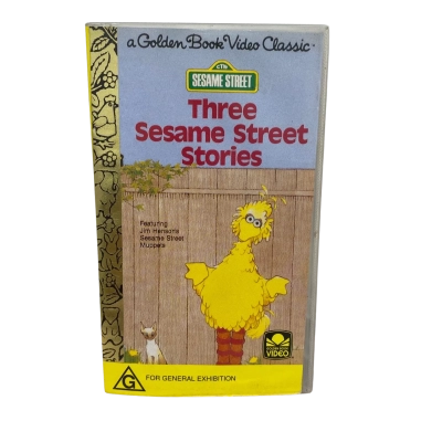 Vintage 1992 Sesame Street Stories VCR