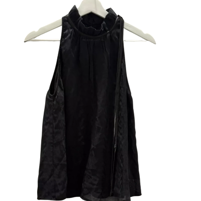 Veronika Maine Womens  Size 8 Blouse / Sleeveless Top Black  