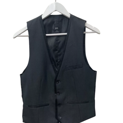 Yd. Mens Waistcoat Size 8 Black  