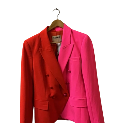  L’agence Womens  Size 6 Blazer Pink  / Red 