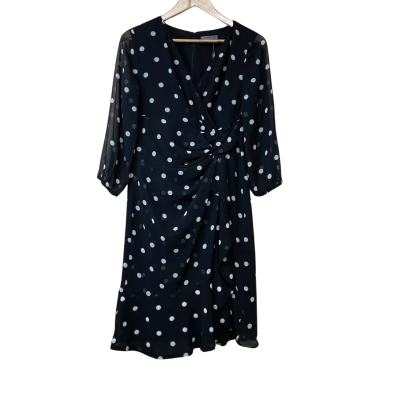 Brand New - Jacqui-E Polka Dot Dress - Size 12