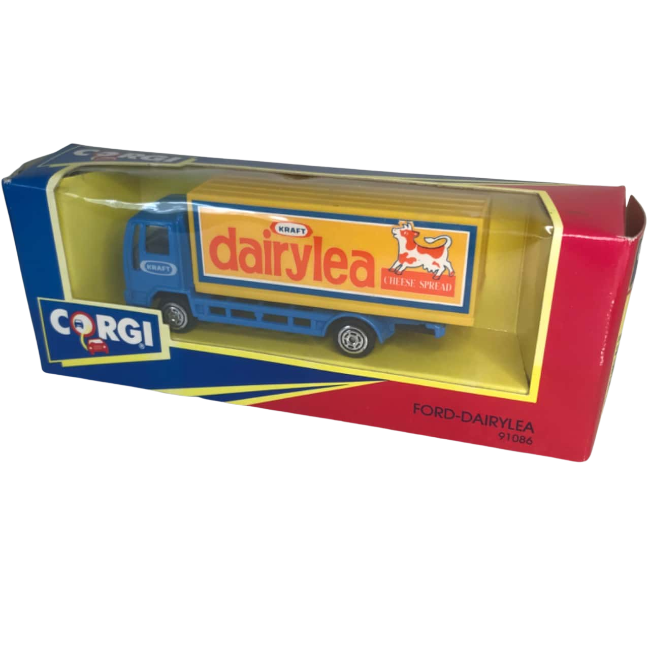 Corgi Small Scale 91086; Ford Cargo; Box Van, Dairylea CheeseNear