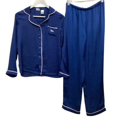 Peter Alexander Girls Pyjama Set Size 14 Navy Blue 