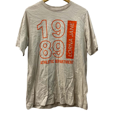 Lorna Jane Mens  Size M Beige / Orange 
