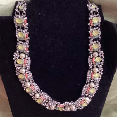 Zara Womens Beaded Necklace Multicoloured (jb)