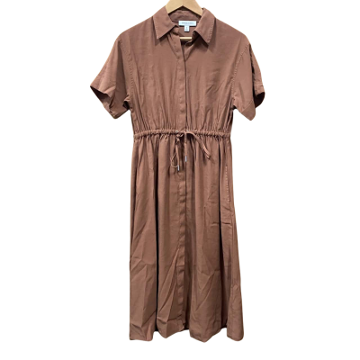 David Jones Brown Short Sleeve Maxi Dress Size 8