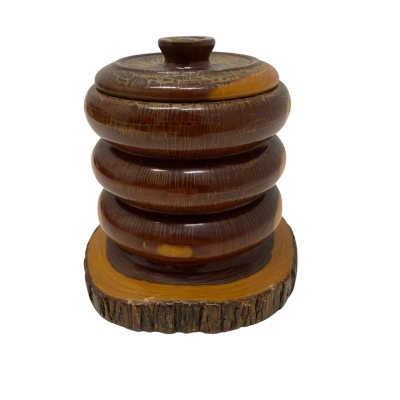 Mulga Wood Jar