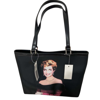 Princess Diana Lady Di Print Handbag 