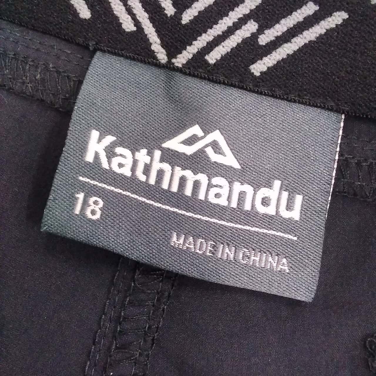 Kathmandu Womens 18 Navy Zip Off Cargo Pants (12, 357)(s)