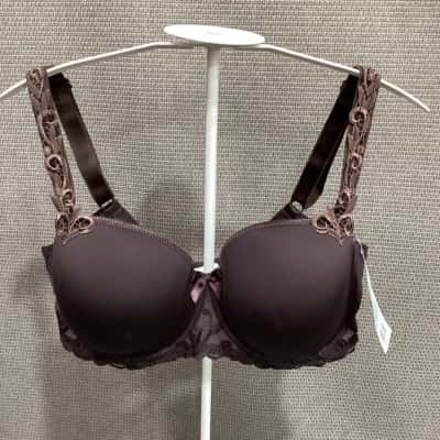 Simone Perele Womens  Size 10 Bra Black  F cup