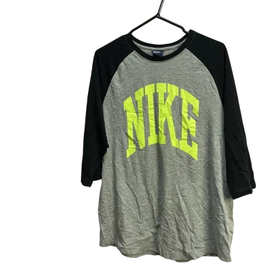 Nike Mens  Size XL Short Sleeve Shirt Black  / Green / Grey 
