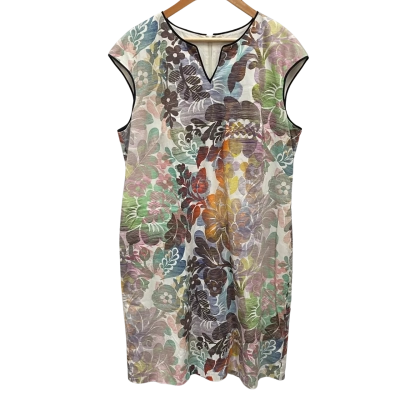 Stitches Multicoloured Floral Sleeveless Dress Size 18