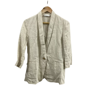 Zoe Kratzmann Womens  Size 1 Single Button Blazer Beige