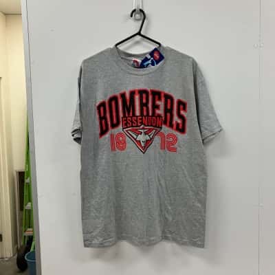 AFL Mens  Size L Short Sleeve T-shirt Grey 