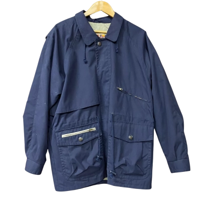 Vintage London Fog Mens Size 97 Navy Blue Jacket