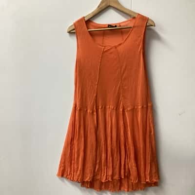 La Strada  Womens  Size M Casual Dress Orange C