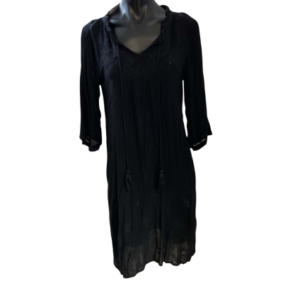 Rockmans Womens  Size 8 Casual Dress Black  