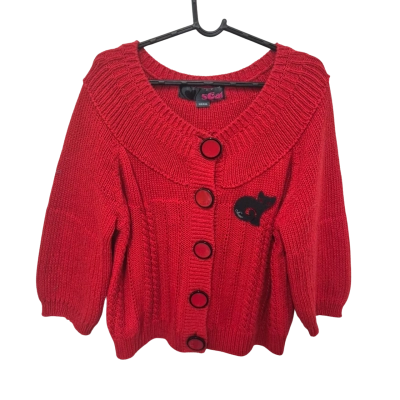 sCat Kids Size 4 Jumper Red 