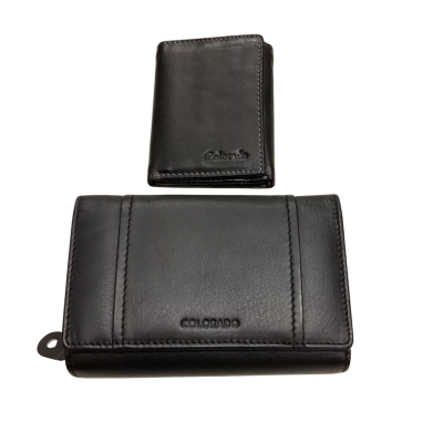 Colorado - Matching His & Hers - Leather Wallet & Purse