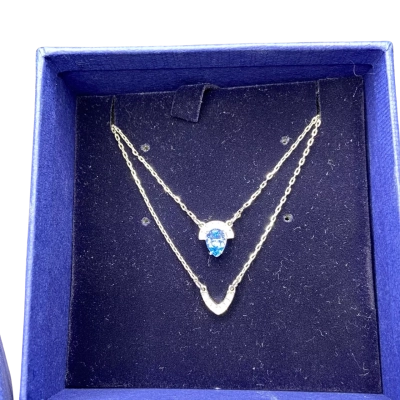 Swarovski Womens Silver Necklace