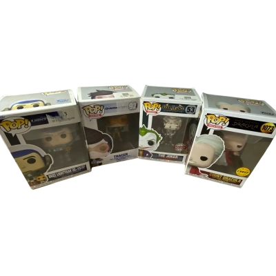 4x Assorted Funko POP! Figurines 