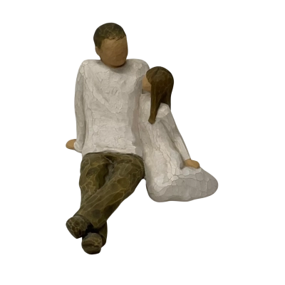 Willow Tree Figurine Father and Daughter By Susan Lordi 