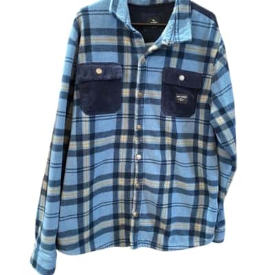 Rip Curl Mens  Size XXXL  Blue  shacket