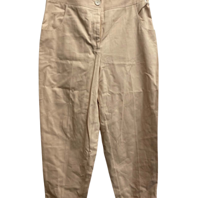 Cue Womens Size 14 Straight Leg Pants Pink 