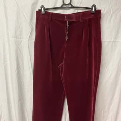Men’sDangerfield Size 34 maroon cord Dress Pants 