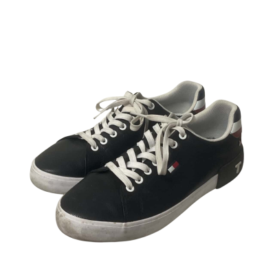 Men’s Tommy Hilfiger  Size 41 Sneakers Black  / Navy Blue / Red / White 