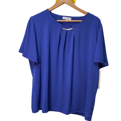 BNWT Black Pepper Size 18 Blue Top