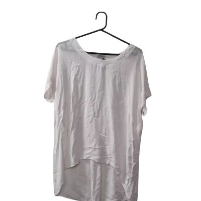 The Ark Clothing Co. Womens Size M Short Sleeve Top/Tunic White 