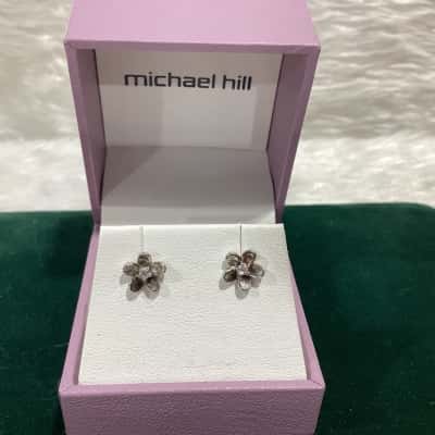 Michael Hill  Womens Sterling Silver Earrings 