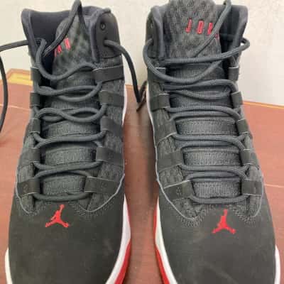 Jordan Air Kids  Size 6 Shoes Black  / Red / White 