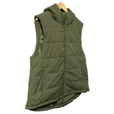 Cloth+Paper+Scissors Womens  Size 16 Vest Jacket Green 