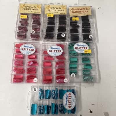 Vegas night Nail Tips made in usa  x 7 boxes